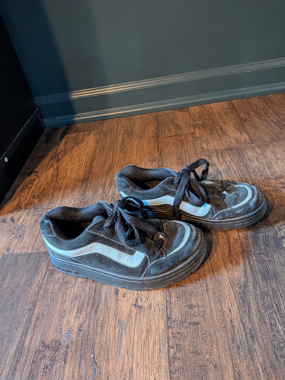 Women's Y2K Chunky Vans Mannaz Blue Swipe